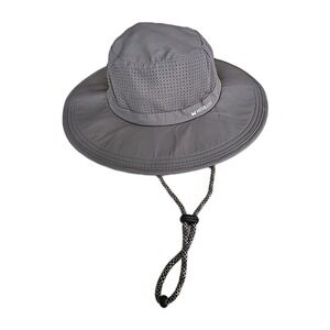 Mission Hat Cooling Booney Adjustable Fit Mesh Gray Unisex Wet To Cool Packable